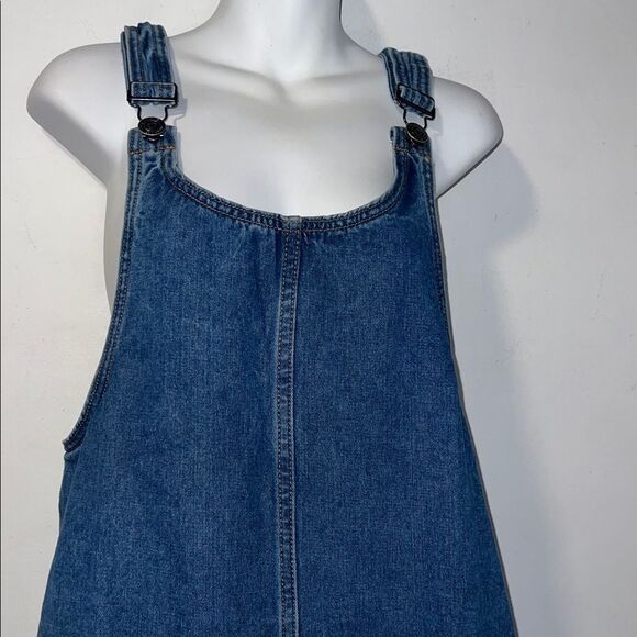 LILY PARKER Dark Denim Jumper Overall Dress-S - Picture 3 of 10